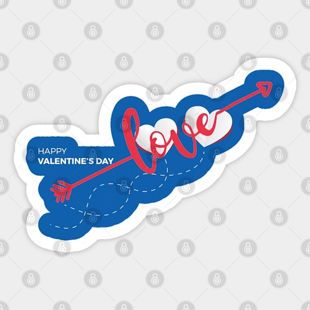 happy valentine's day Sticker by haythamus